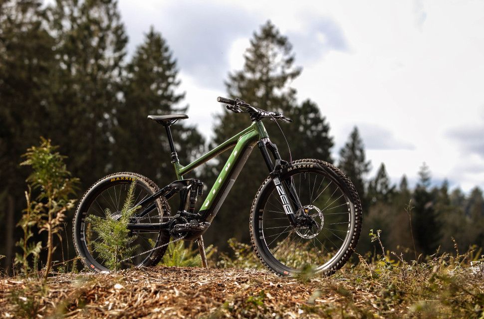 First Look: Vitus E-Sommet VRX - A mulleted enduro e-bike | off-road.cc